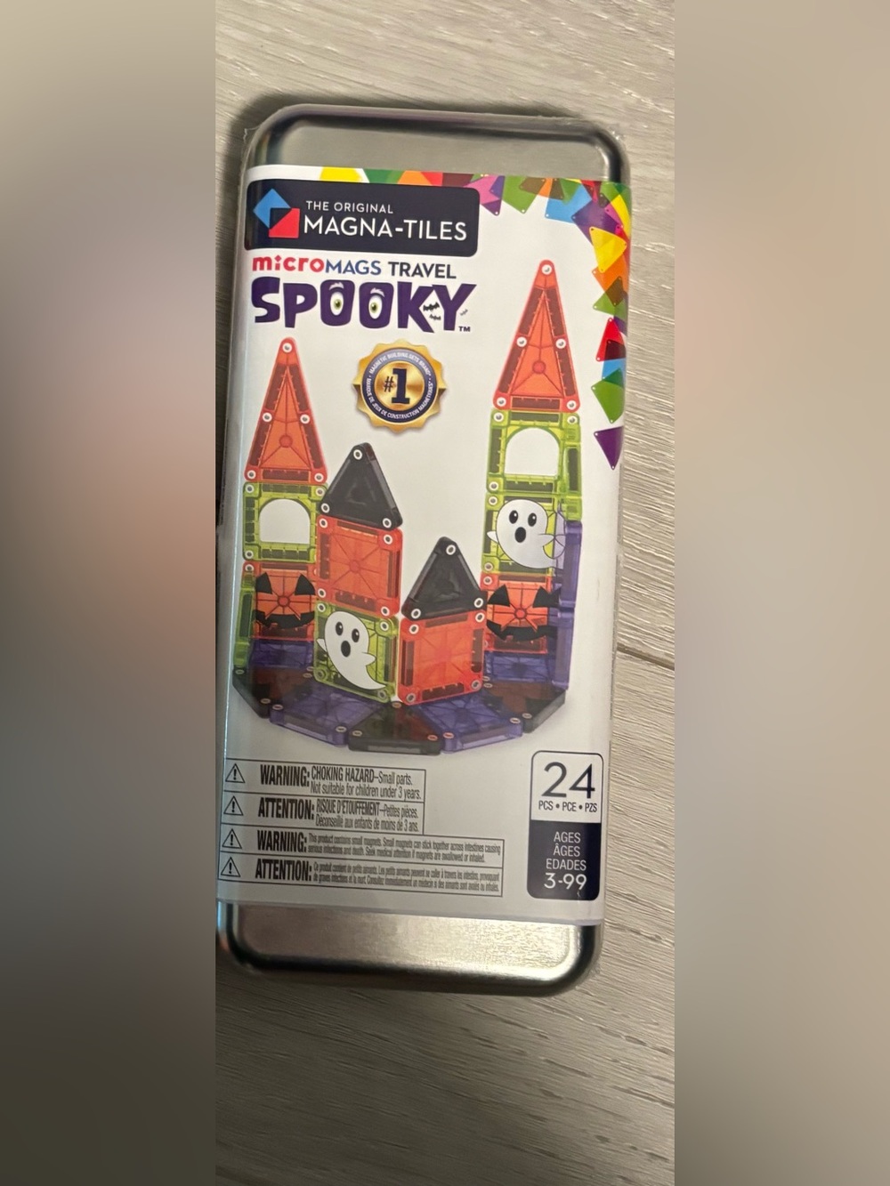 Magna-Tiles MicroMags Spooky Halloween Building Toy